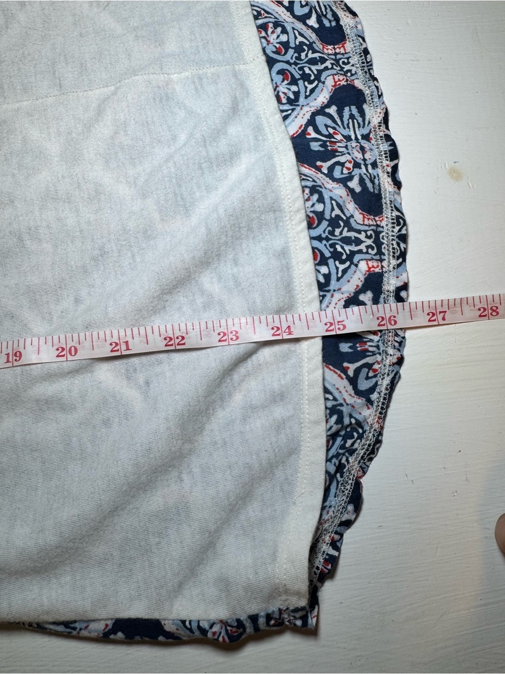 Prana Cream Long-Sleeve Top with Printed Shoulder Accents - Picture 11 of 13